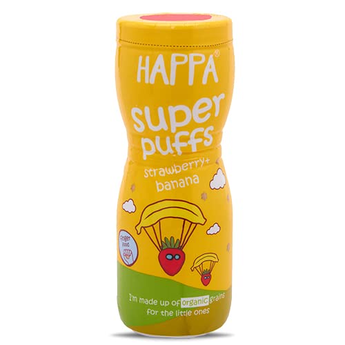Happa organic Multigrain super puffs, variety pack of (SB+VB+AC)-3 - Happafoods