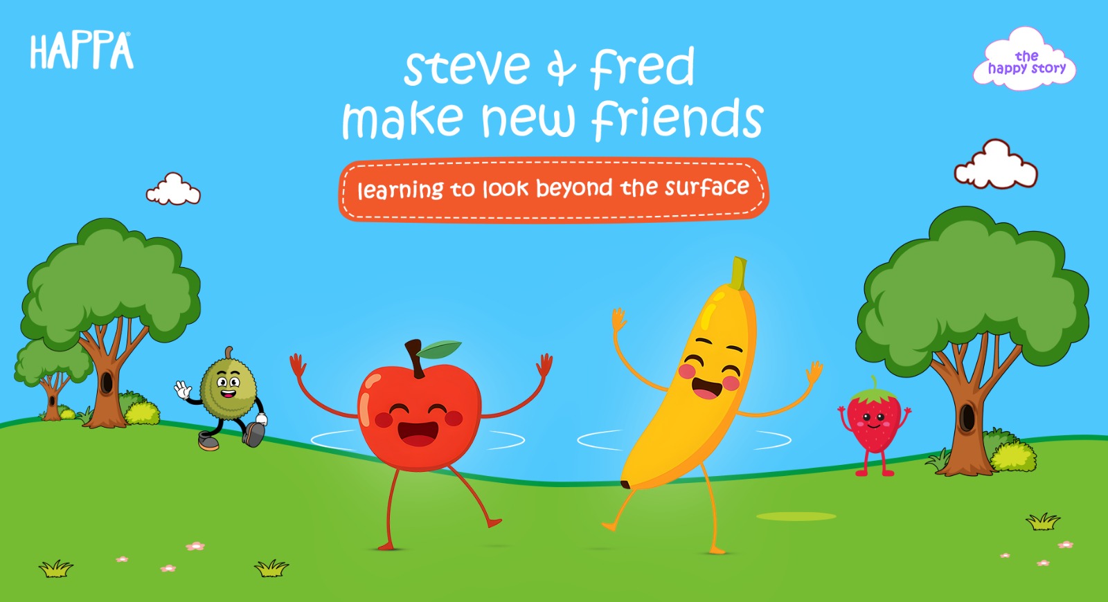 Steve & Fred make new friends- Learning to look beyond the surface