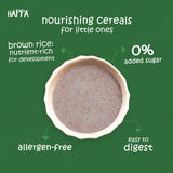 Happa Organic Brown Rice (Apple + Banana) Cereal - 200gm - Happafoods