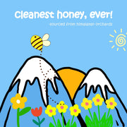 Happa Himalayan Golden Honey | 100% Pure, Raw & NMR Tested | Kids Approved, Low Pollen, Mild Aroma | Natural Immunity Booster & Healthy Sweetener (150g)