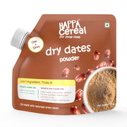 Happa Organic Dry Dates Powder | Natural Sweetener | Kharik Khajur Powder | Rich in Fibre and Minerals | No Preservatives | No Chemicals or Additives | Healthy Substitute for Refined Sugar | 200g