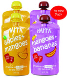 Mango + Banana, Apple + Mango Fruit Puree (pack of 4) - Happafoods