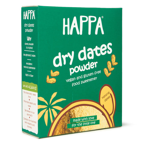 Happa Organic Dates Powder - 200 gram - Happafoods