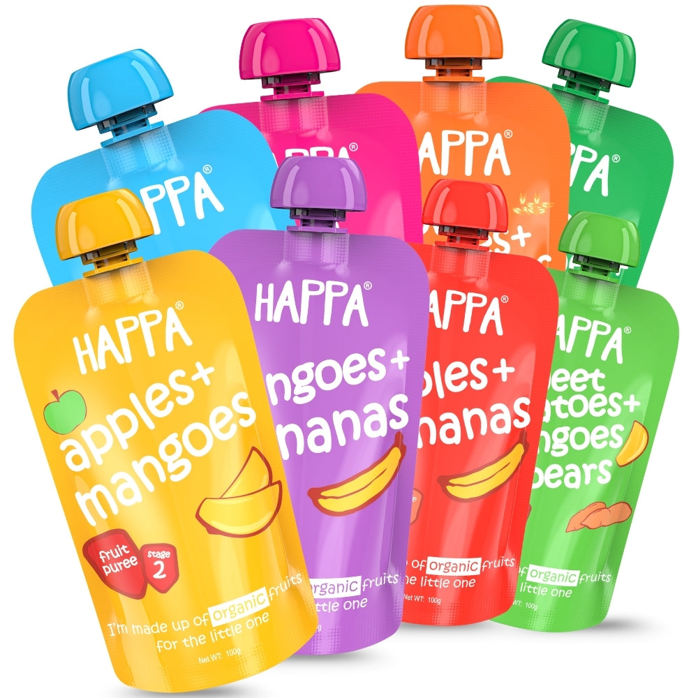 Happa Healthy Baby Food Puree Travel Pack