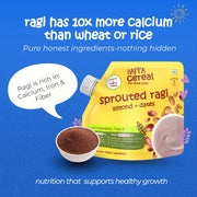 Happa Ragi Cereal for Babies | Only 3 Ingredients | No Sugar, Oil, Milk Powder, Flavours or Colours | Traditional Porridge Recipe | Cooks in 3 Minutes | Stage 2 (6 Months+) | Pack of 4 (200g Each)