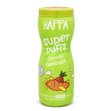 Happa Multigrain Carrot & Beetroot Melts Super Puffs (Healthy Organic Snack for Little One, 8 Months+) Pack of 1 - Happafoods