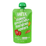 Sweet Potato + Spinach , Sweet potato+Mango+Pears Fruit & veggie (Pack of 4)