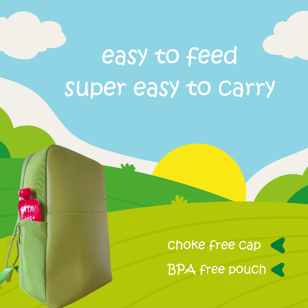 easy to carry BPA free pouch