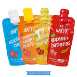 Happa Organic Baby Food, Combo pack of Fruit Puree, Pack of 12, 100 Grams Each - Happafoods